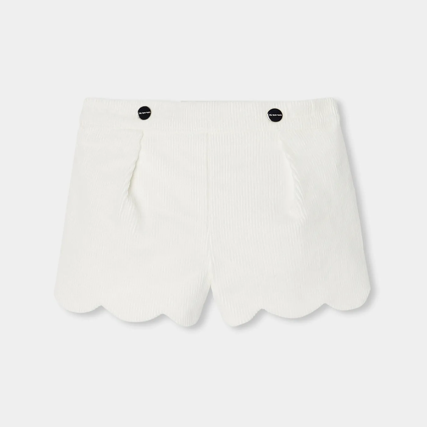 Pants And Shorts-Jacadi Baby girl shorts in velvet Jacadi soft white