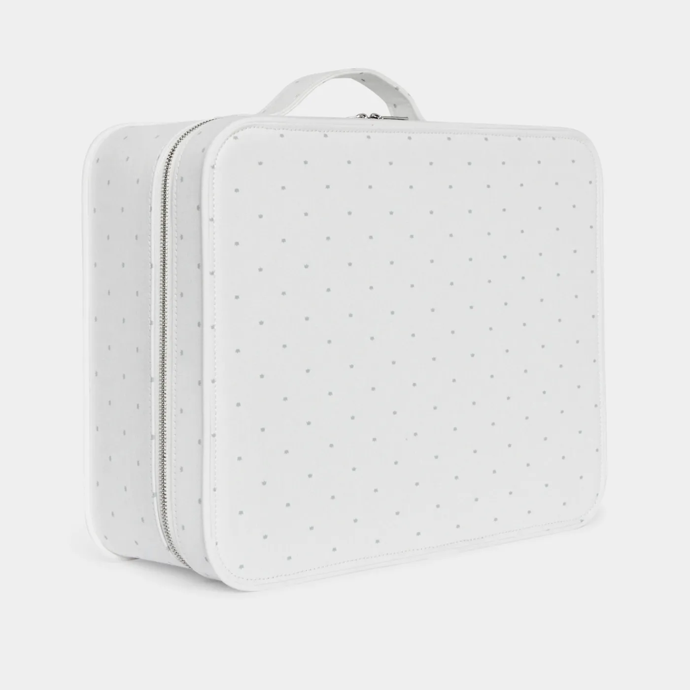 Diaper Bags And Toiletry Bags|Diaper Bags And Toiletry Bags-Jacadi Medium cotton baby suitcase Jacadi soft white
