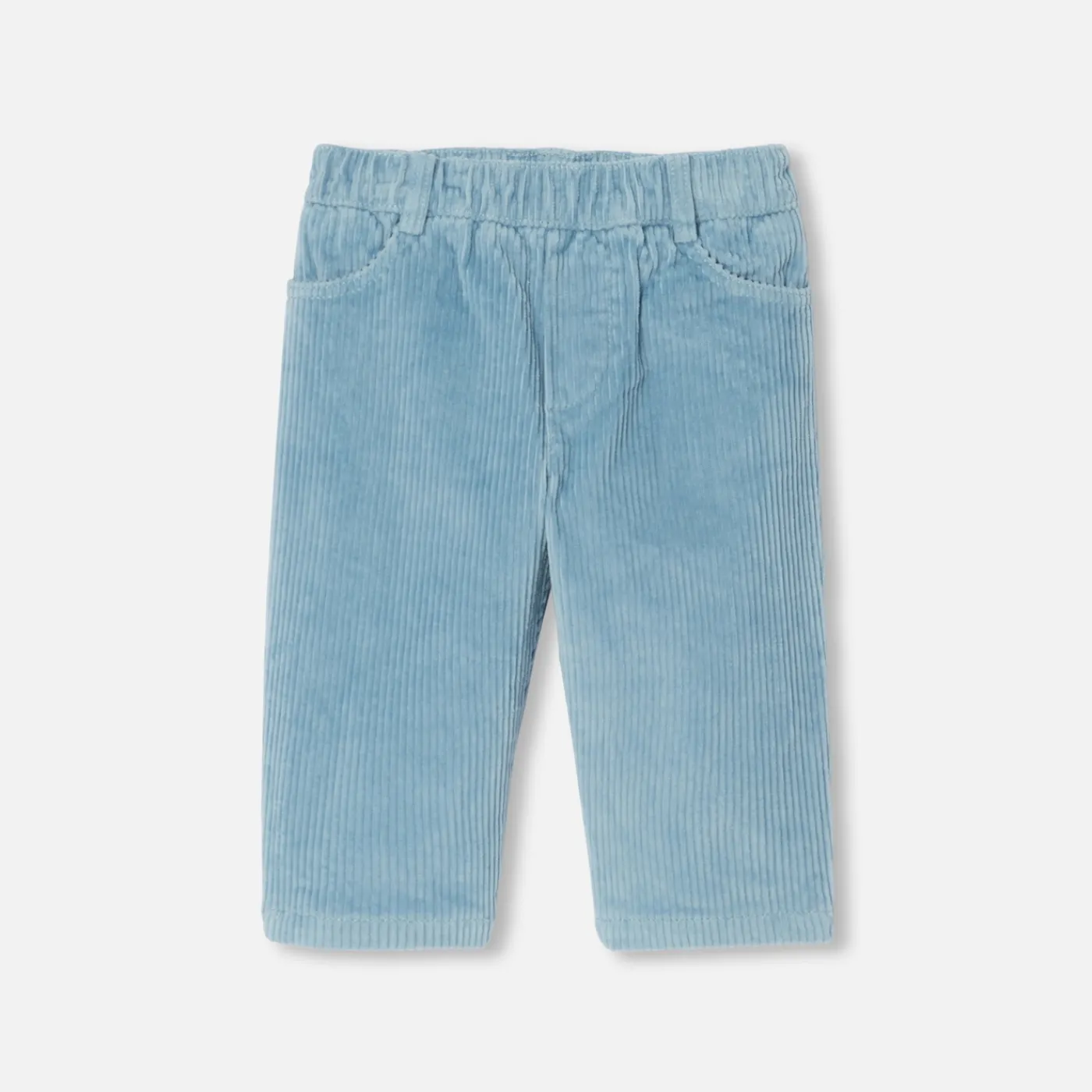 Pants And Shorts-Jacadi Baby boy corduroy pants Aqua