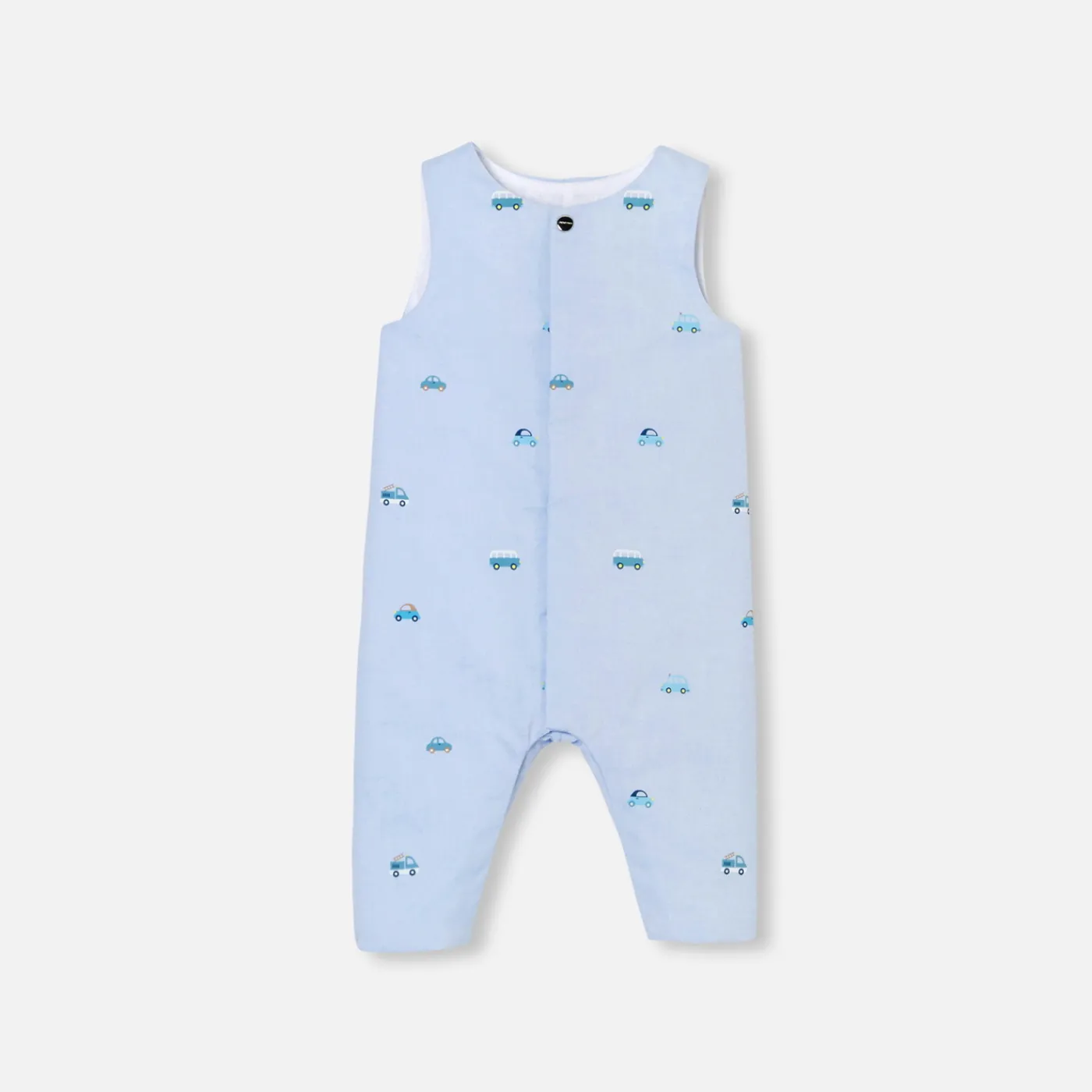 Bloomers, Overalls And Sets-Jacadi Baby boy jumpsuit in Oxford Blue/Multicolour
