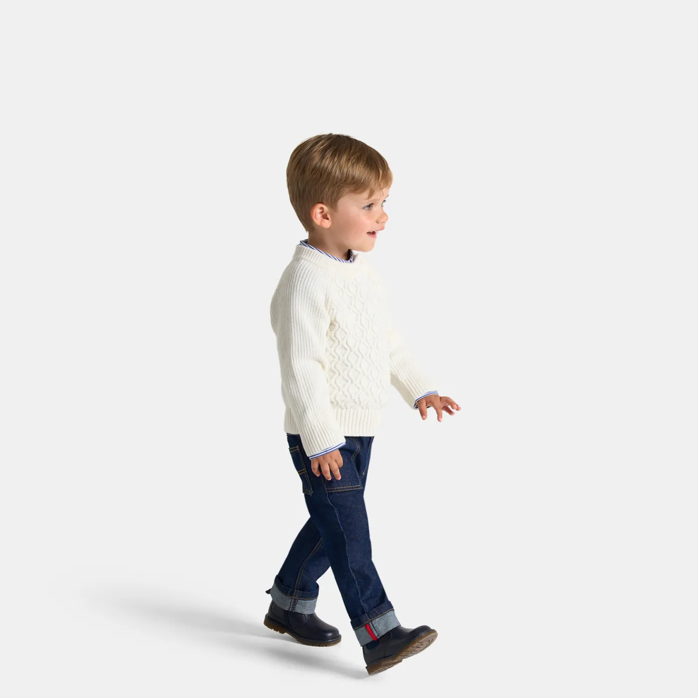 Sweaters, Sweatshirts And Cardigans-Jacadi Baby boy sweater Jacadi soft white