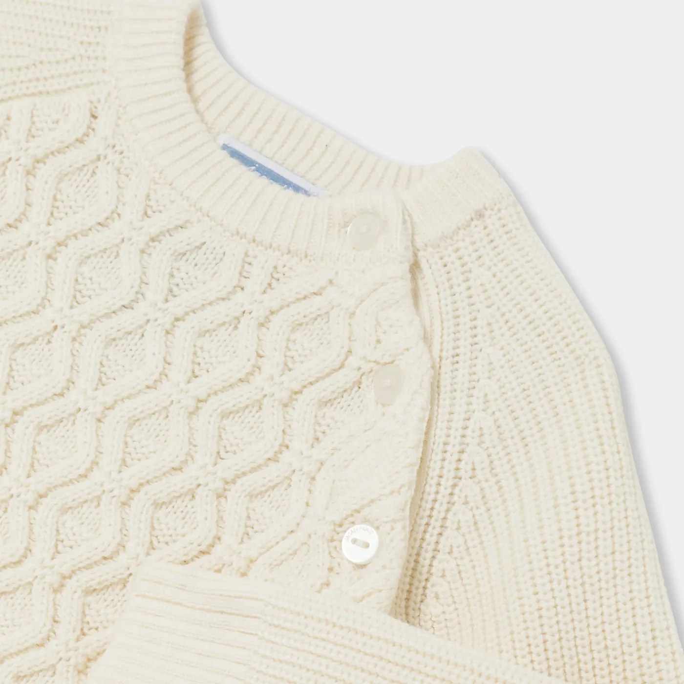 Sweaters, Sweatshirts And Cardigans-Jacadi Baby boy sweater Jacadi soft white