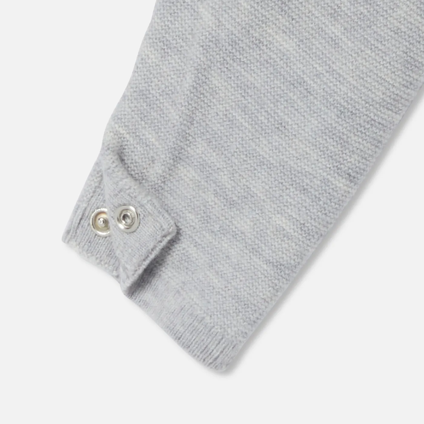 Bloomers, Overalls And Sets-Jacadi Baby girl jumpsuit in garter stitch Jacadi light Heather Grey