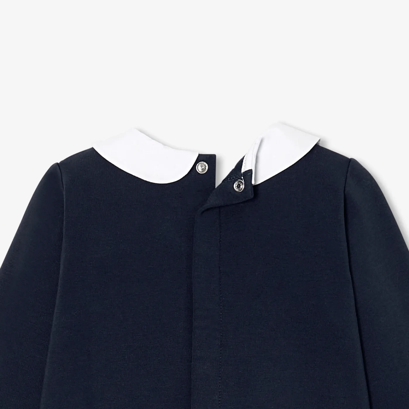 Bloomers, Overalls And Sets-Jacadi Baby girl fleece comfort set Light navy