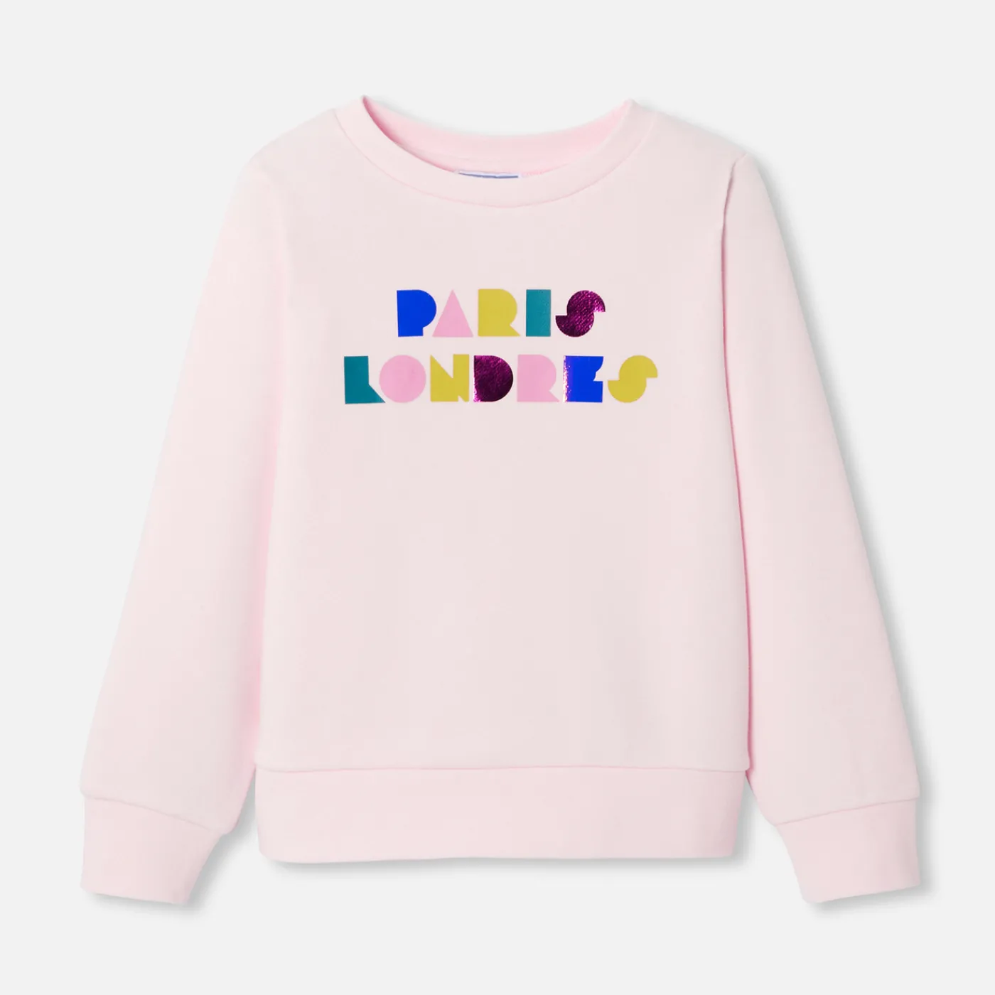 Cardigans, Sweaters And Sweatshirts-Jacadi Girl fleece sweatshirt Jacadi Powder Pink