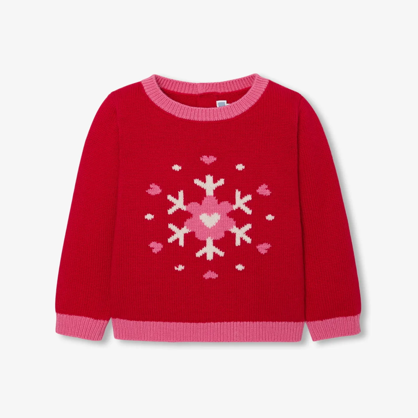 Cardigans, Sweaters And Sweatshirts-Jacadi Baby girl Holiday sweater Jacadi Red