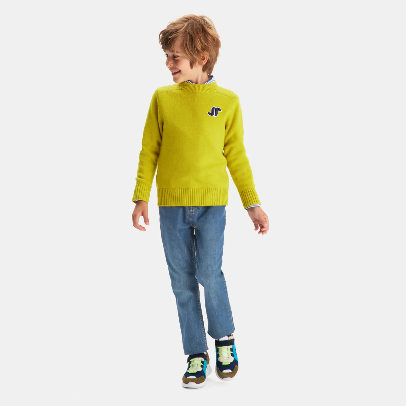 Sweaters, Sweatshirts And Cardigans-Jacadi Child sweater Mustard