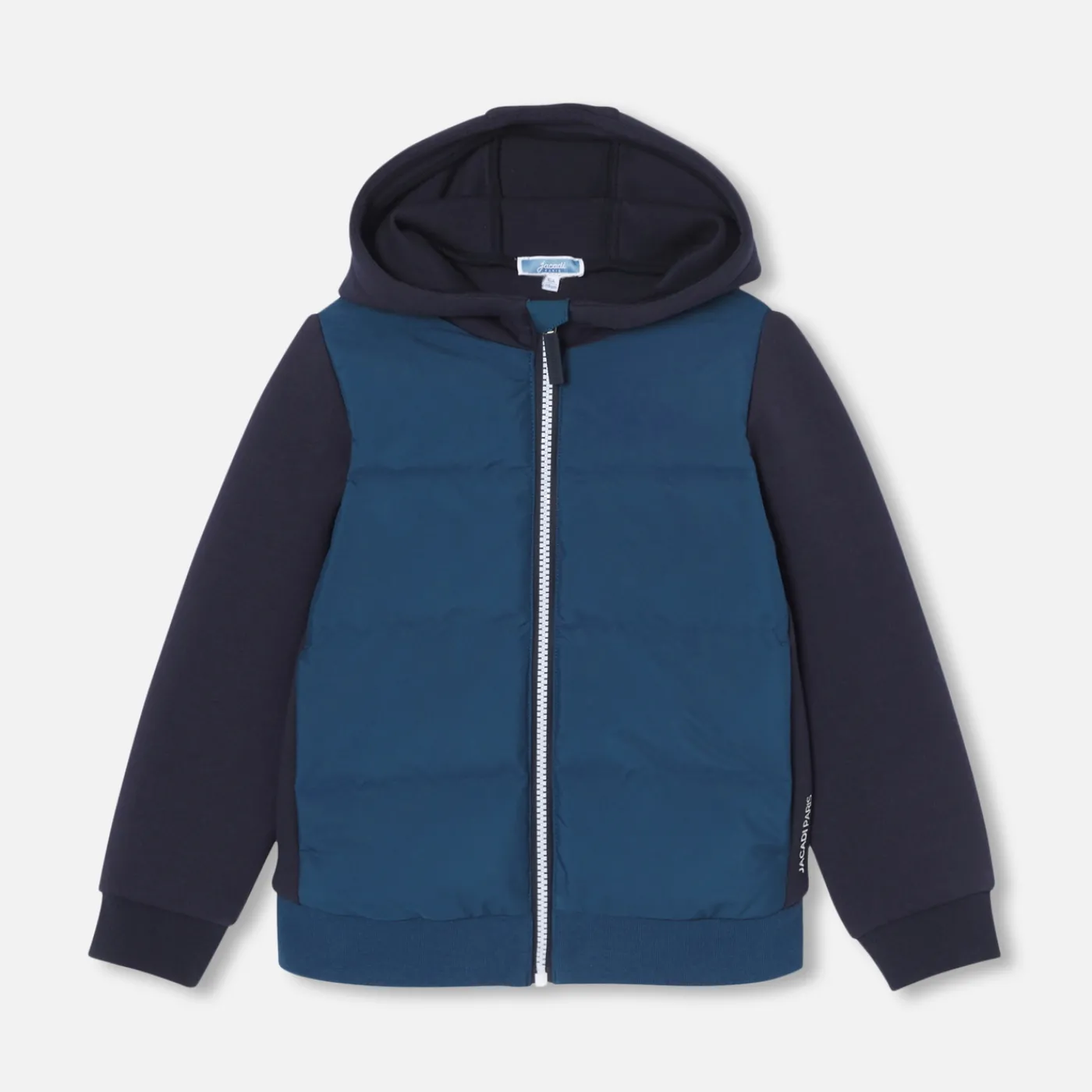 Sweaters, Sweatshirts And Cardigans-Jacadi Boy hooded jacket Navy blue