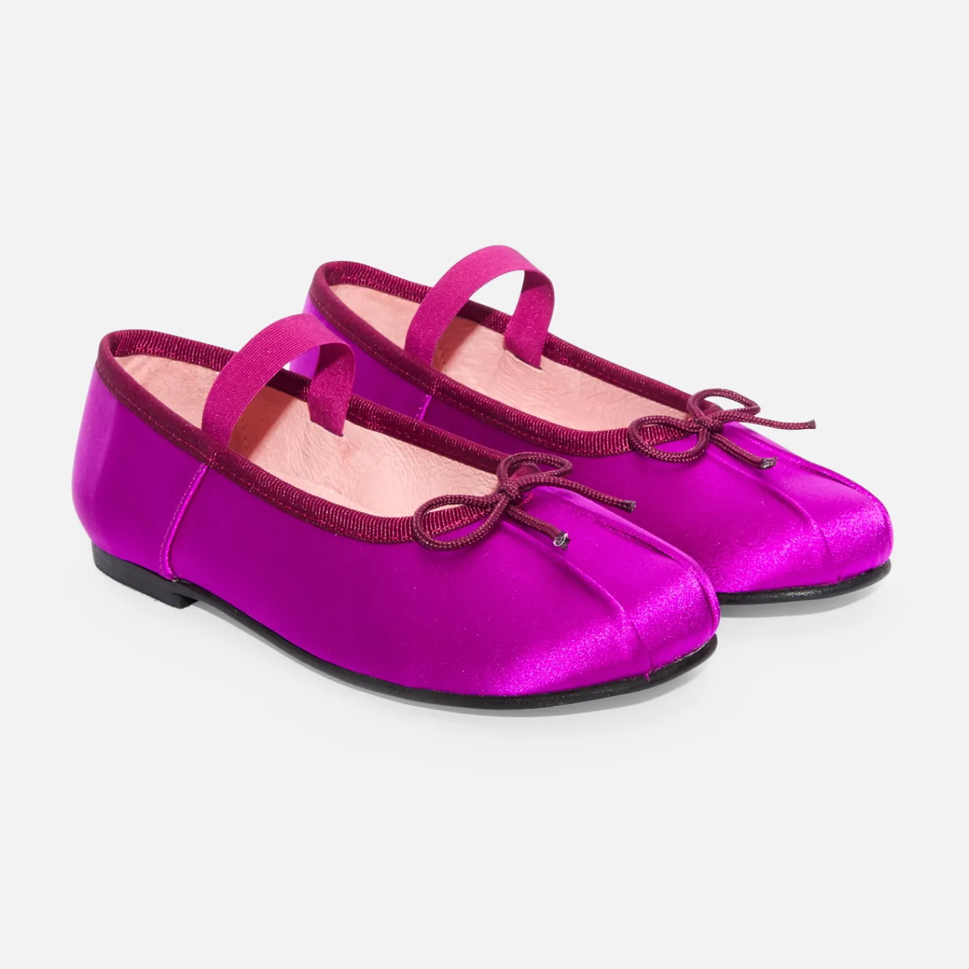 Mary Janes, T-Straps And Ballet Flats-Jacadi Girl ballerinas Fuchsia