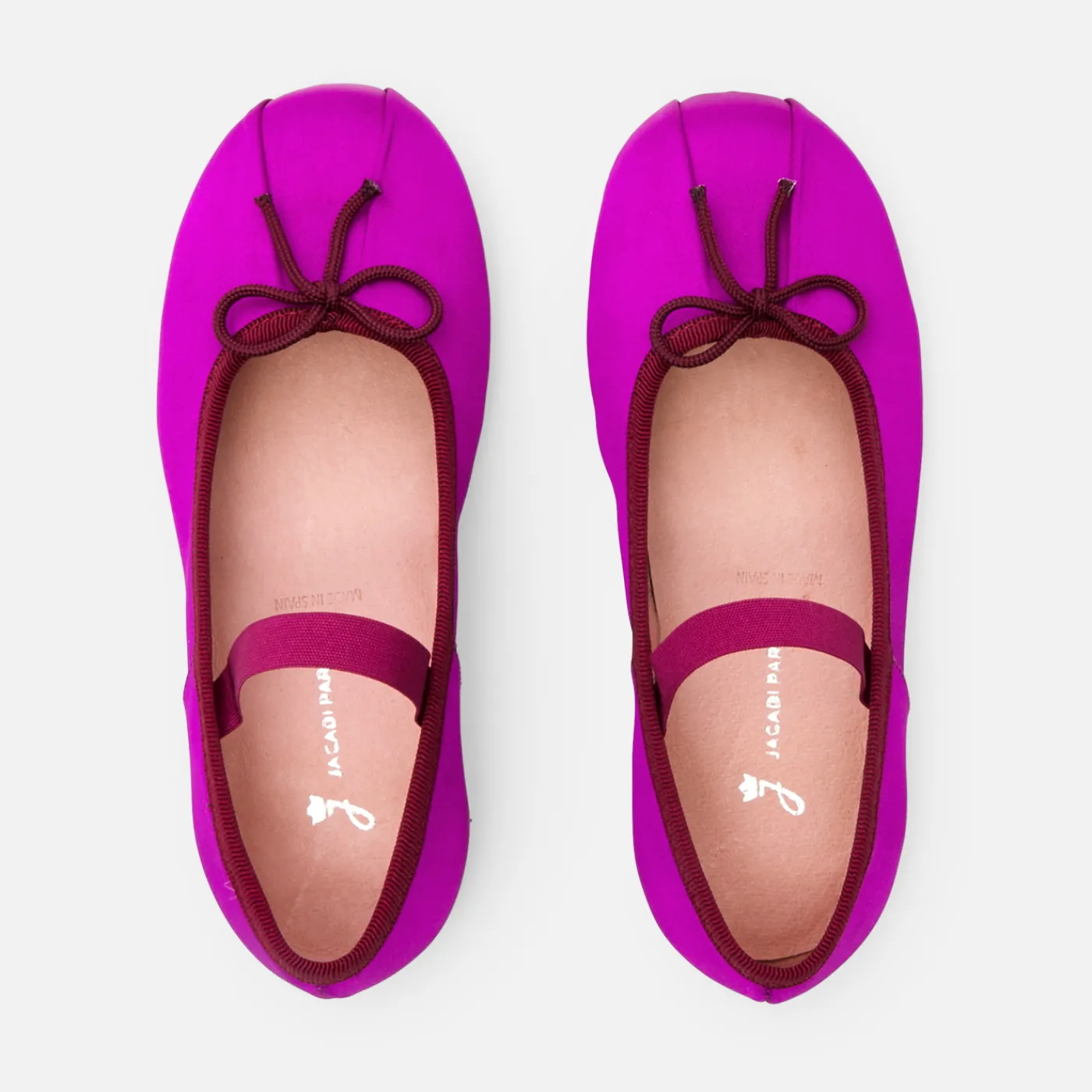 Mary Janes, T-Straps And Ballet Flats-Jacadi Girl ballerinas Fuchsia