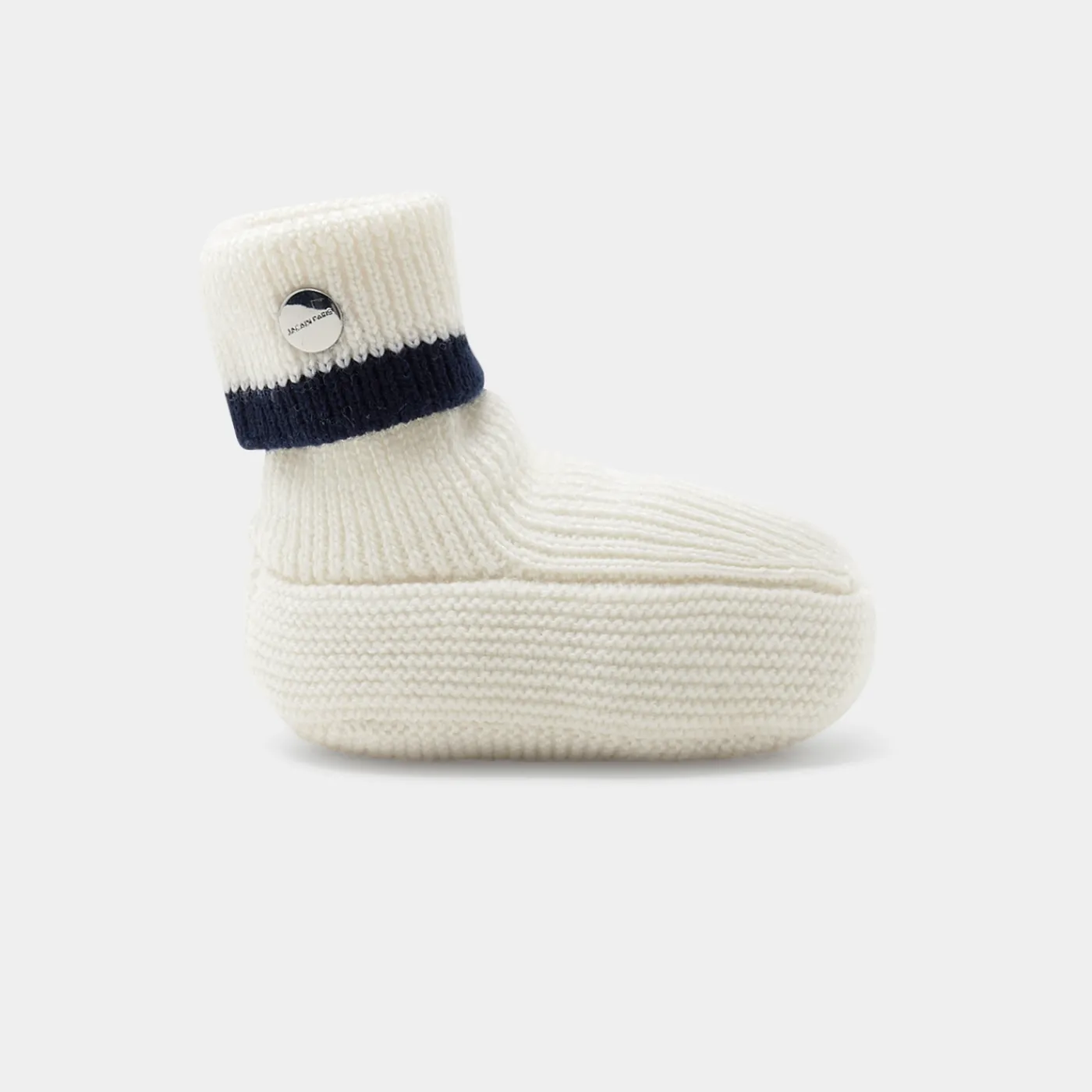 Bloomers, Overalls And Sets-Jacadi Mon first baby romper White/Navy