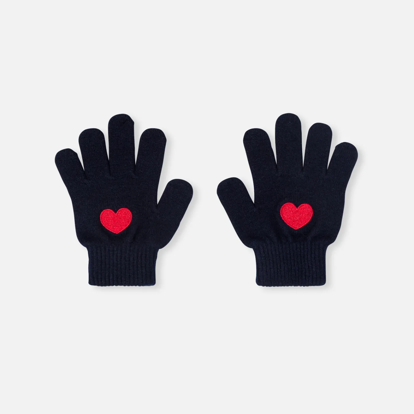 Beanies, Scarves And Gloves|Accessories-Jacadi Girl gloves Navy/Red