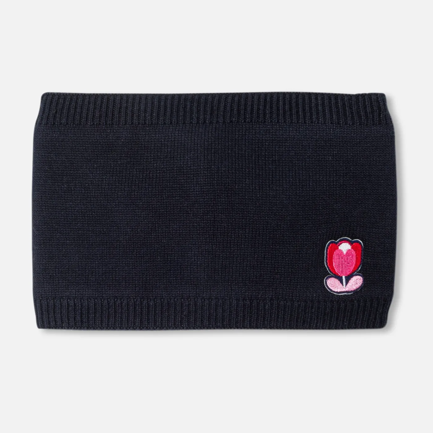 Beanies, Scarves And Gloves|Accessories-Jacadi Baby girl snood Navy/Multicolour