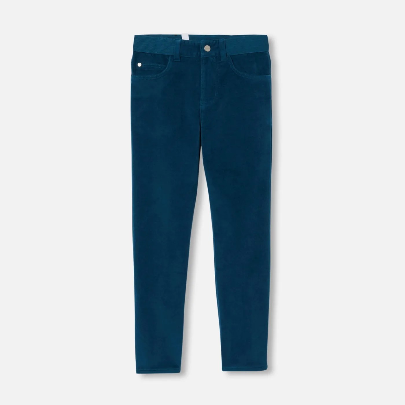 Pants And Sweatpants-Jacadi Boy corduroy pants Petrol blue