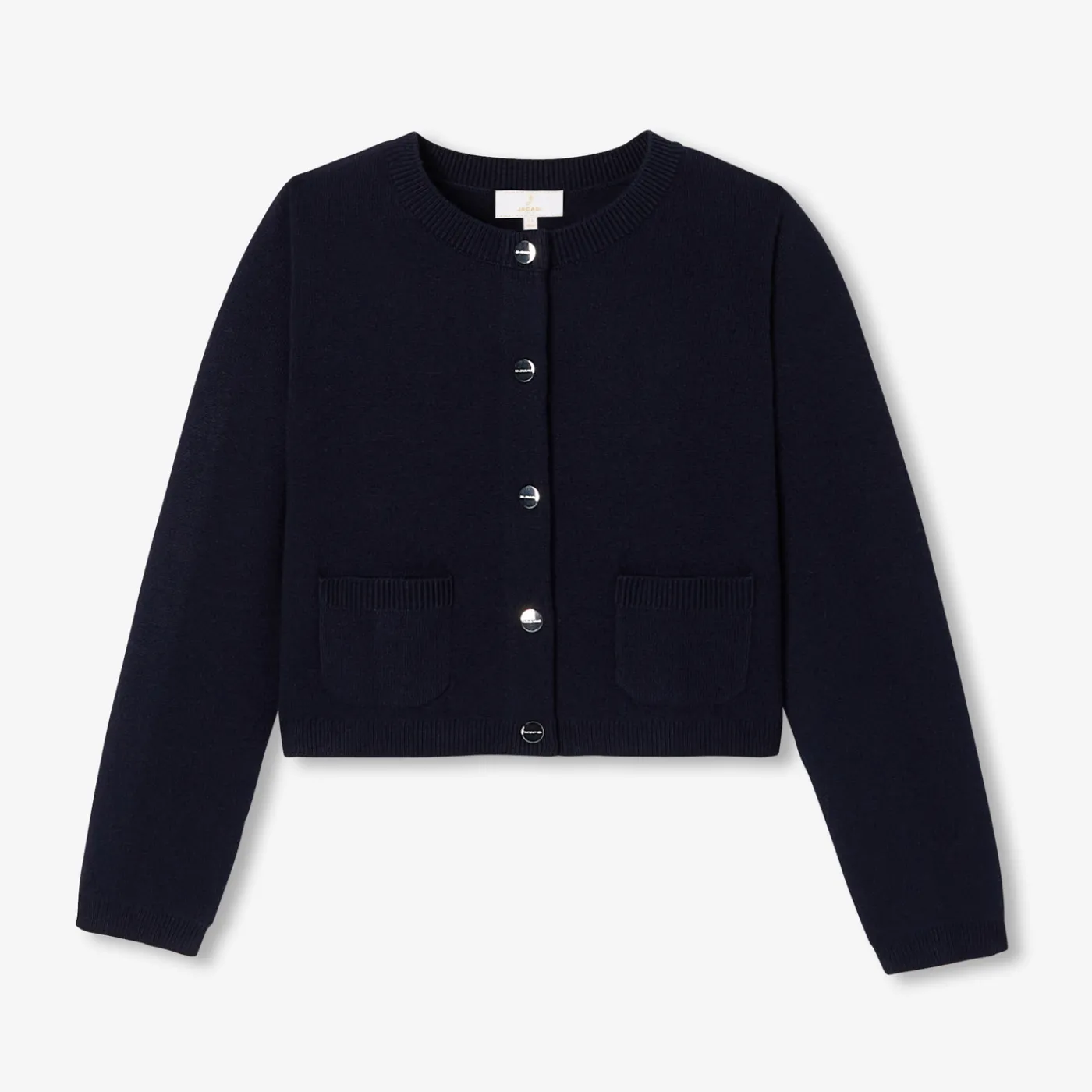 Cardigans, Sweaters And Sweatshirts-Jacadi Girl short cardigan Jacadi Navy