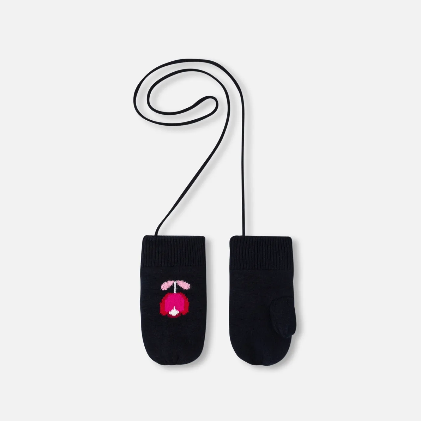 Accessories|Winter Accessories-Jacadi Baby girl knitted mittens Jacadi Navy