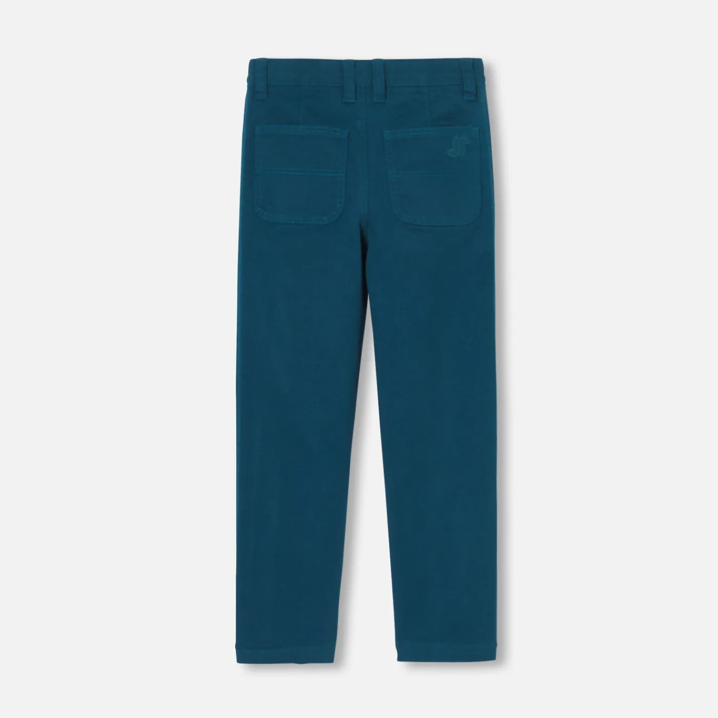 Pants And Sweatpants-Jacadi Boy twill pants Petrol blue