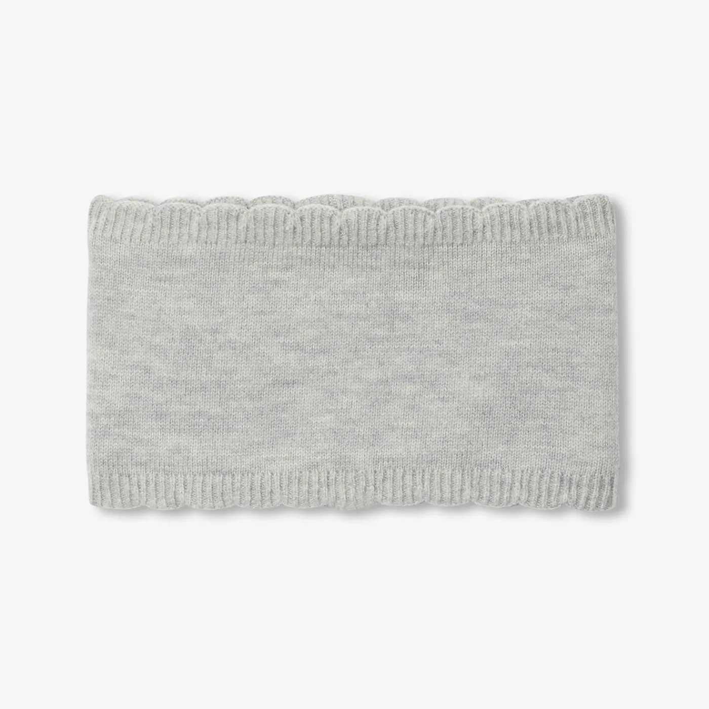 Beanies, Scarves And Gloves|Accessories-Jacadi Baby girl snood Jacadi light Heather Grey