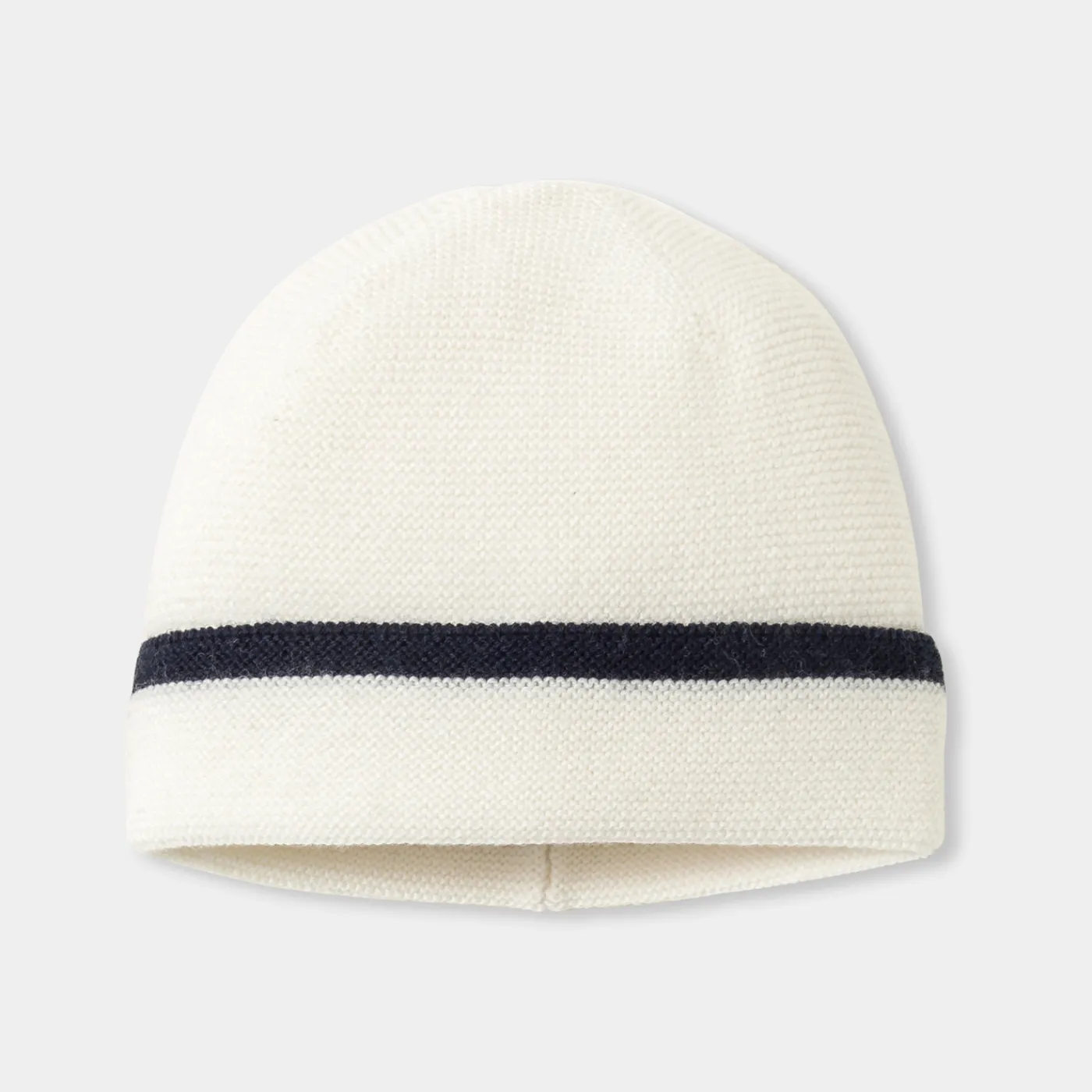 Other Accessories|Beanies Scarves And Gloves-Jacadi Baby boy birth bonnet White/Navy