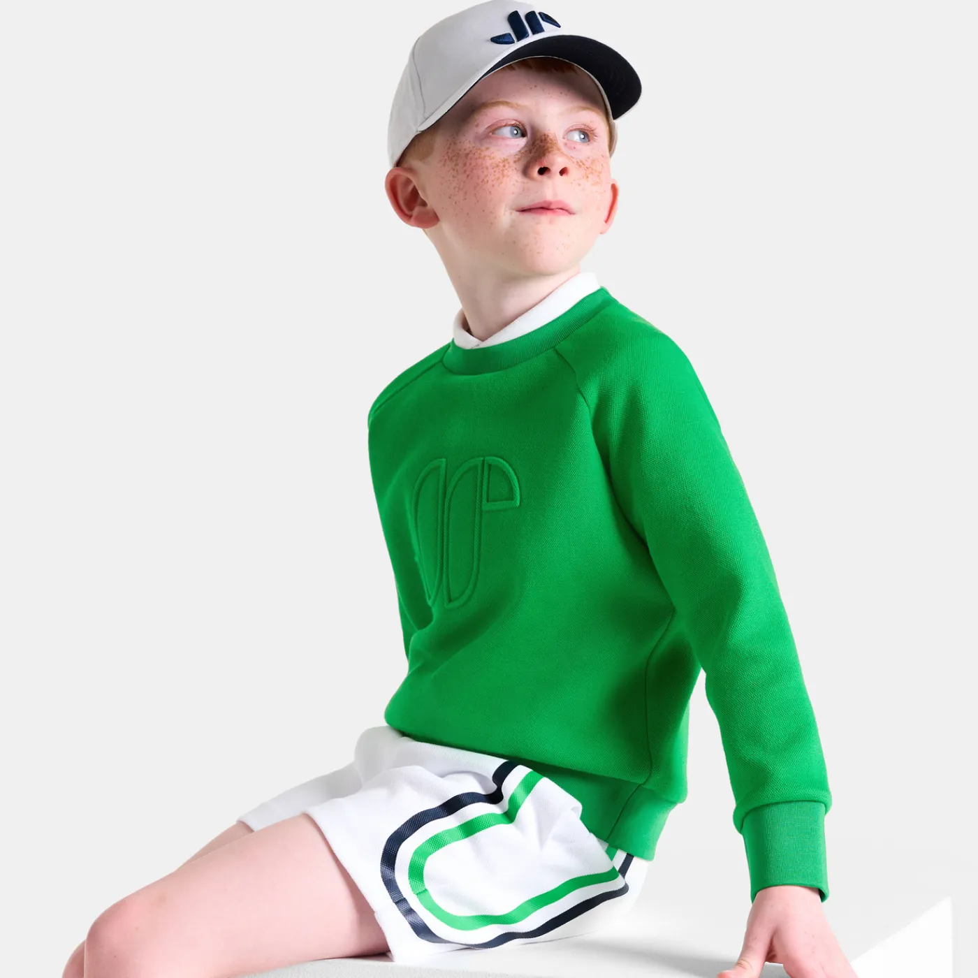 Sweaters, Sweatshirts And Cardigans-Jacadi Child cotton piqué sweatshirt Green