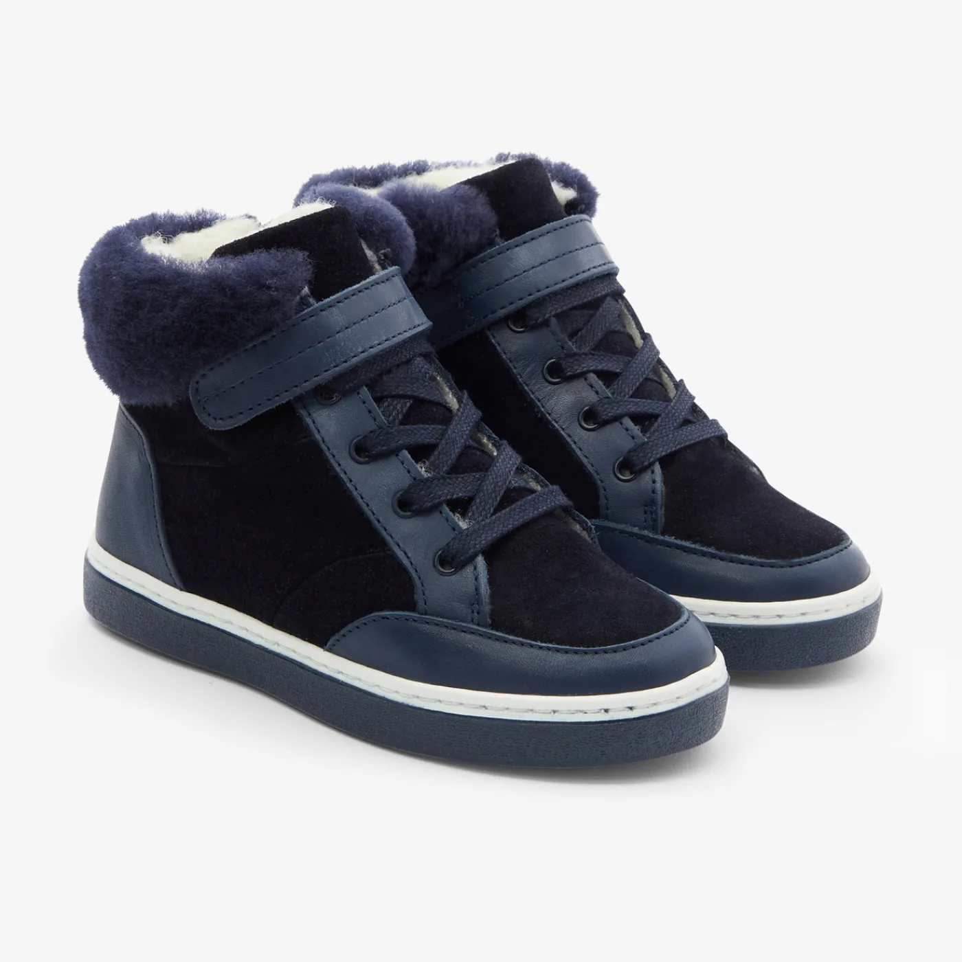 Sneakers-Jacadi Boy lined sneakers Jacadi Navy