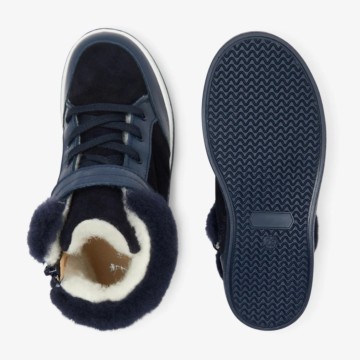 Sneakers-Jacadi Boy lined sneakers Jacadi Navy