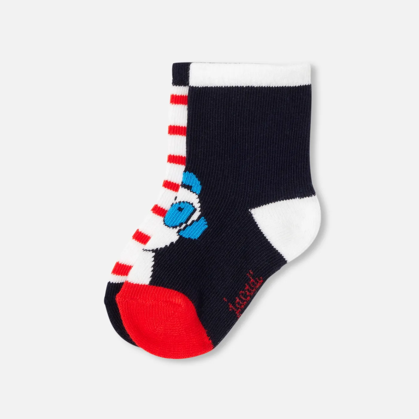 Socks And Booties|Accessories-Jacadi Baby boy socks duo Navy/Multicolour