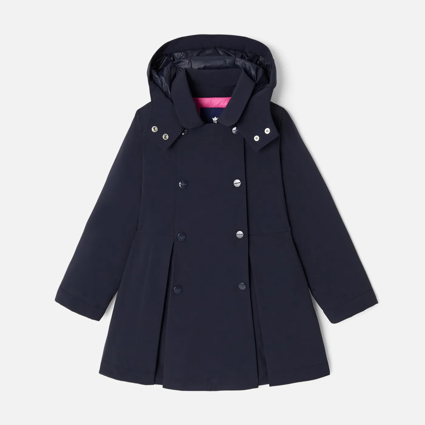 Coats And Outerwear|Girl Coats & Puffer Jackets-Jacadi Girl raincoat Jacadi Navy