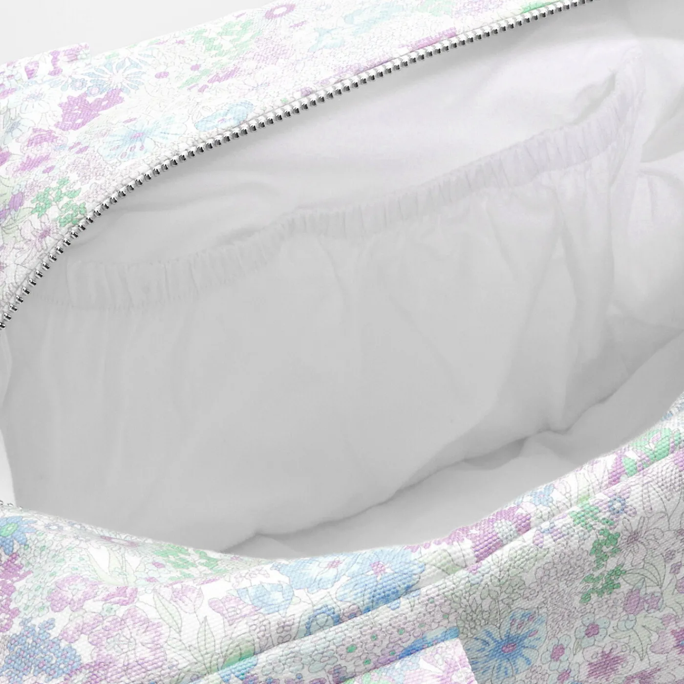 Diaper Bags And Toiletry Bags|Diaper Bags And Toiletry Bags-Jacadi Liberty fabric diaper bag White/Multicolour