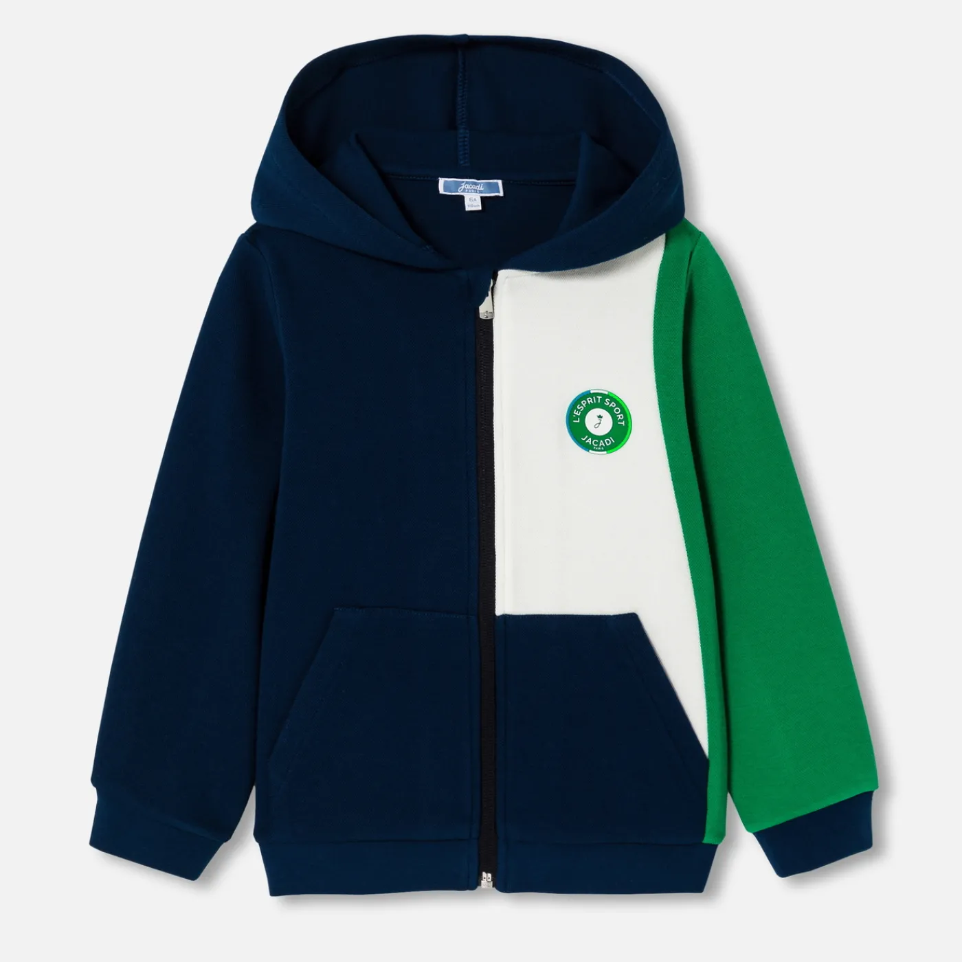 Sweaters, Sweatshirts And Cardigans-Jacadi Boy hoodie Navy/Green