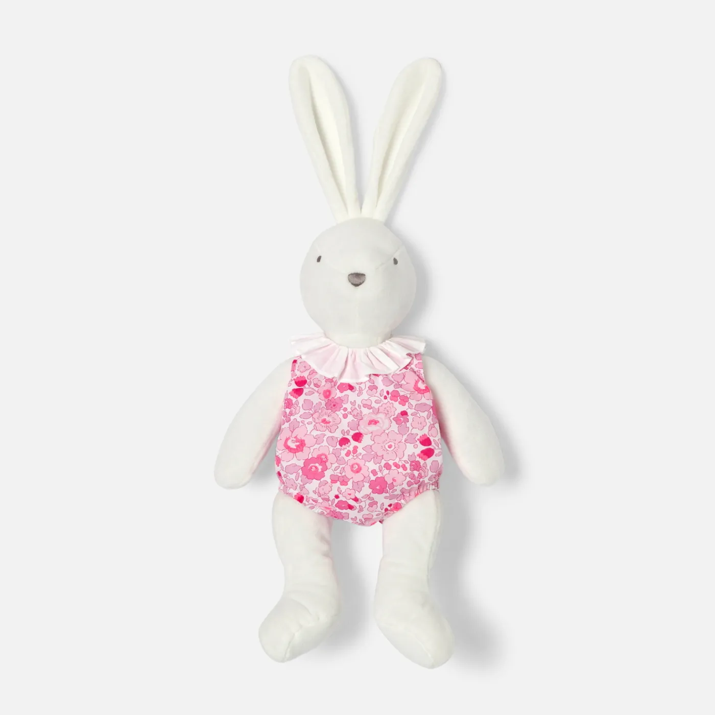 Plush And Activity Toys|Plush And Activity Toys-Jacadi Medium bunny romper Pink/Multicolour