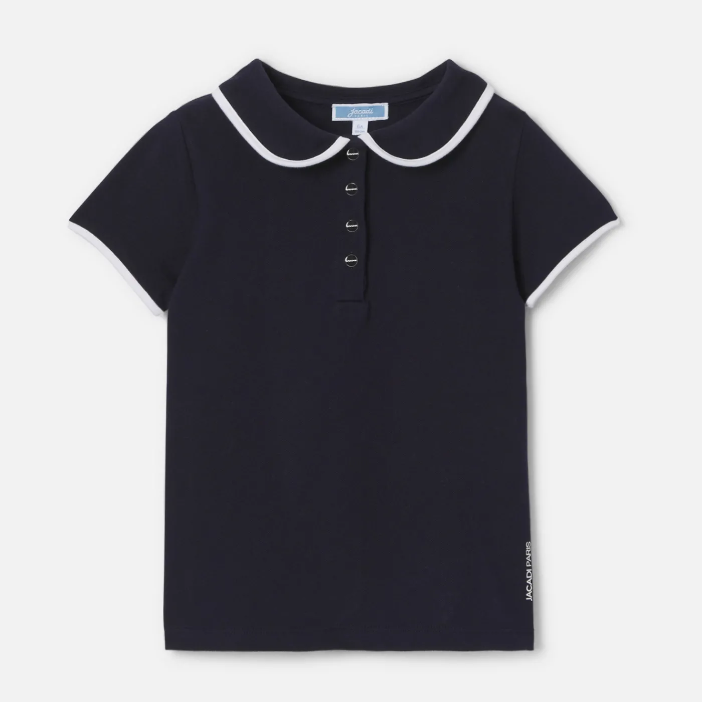 T-Shirts, Polo Shirts-Jacadi Girl polo shirt Jacadi Navy
