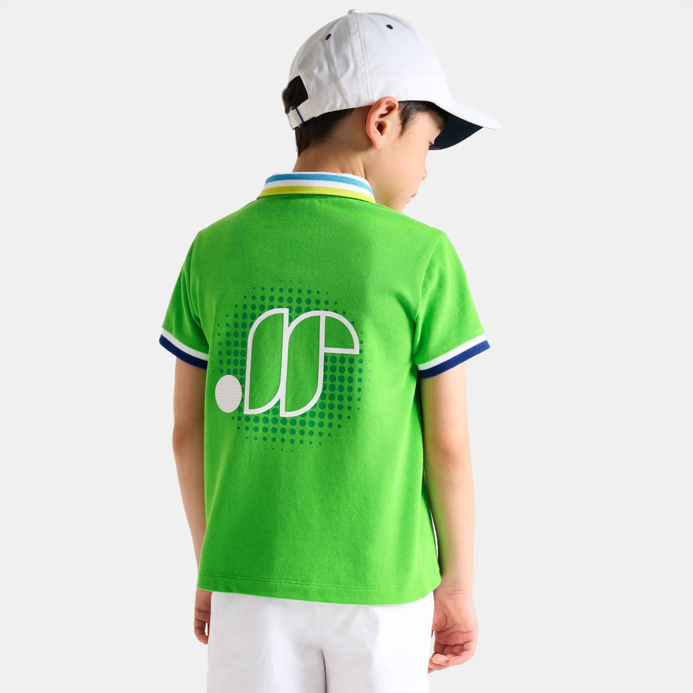 T-Shirts And Polo Shirts-Jacadi Boy short-sleeved polo Grass green