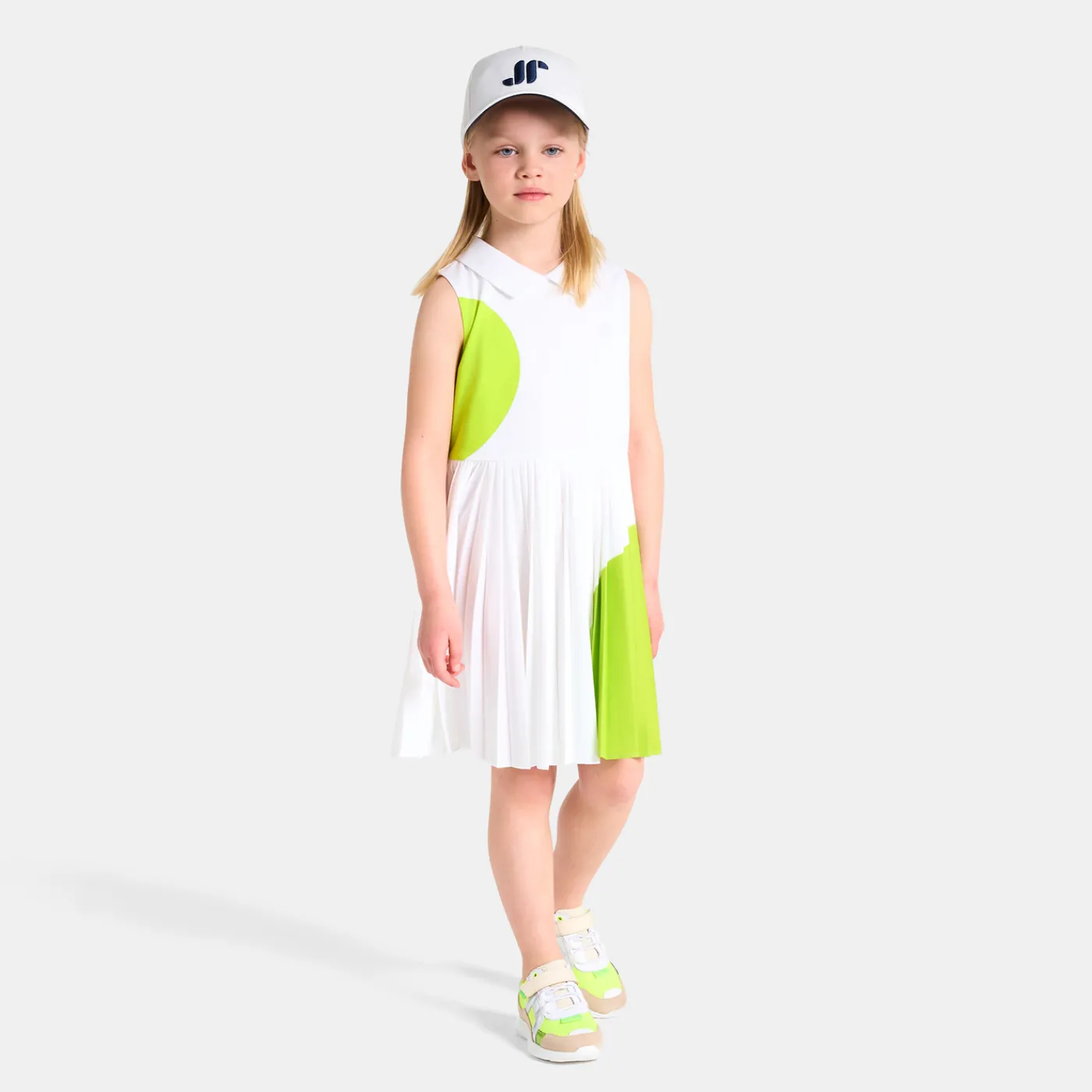Dresses And Skirts-Jacadi Girl tennis dress White/Green