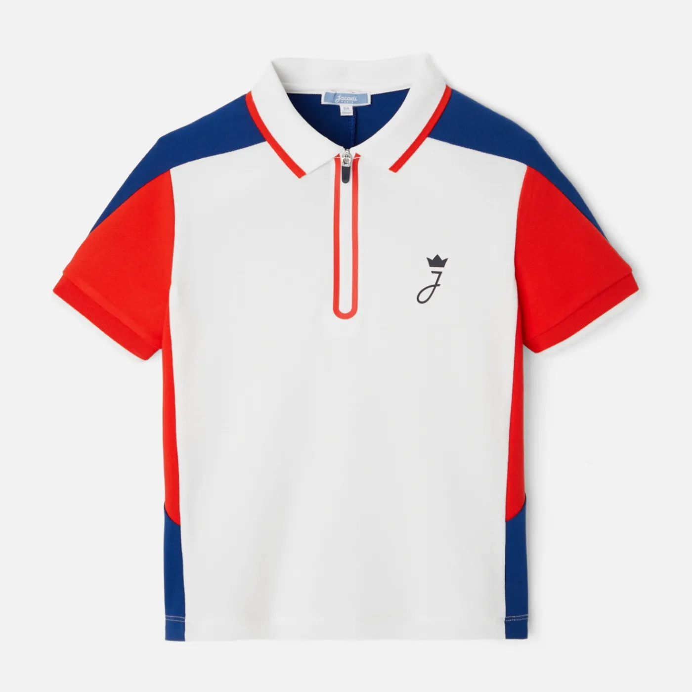 T-Shirts And Polo Shirts-Jacadi Boy polo shirt White/Red