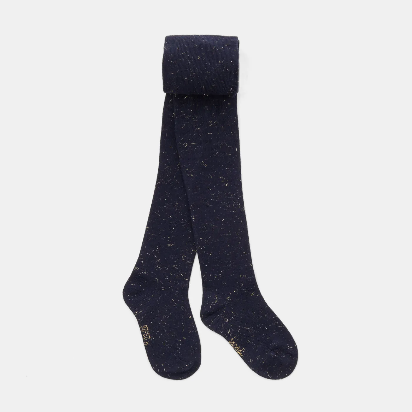 Tights, Socks And Booties|Accessories-Jacadi Girl lurex tights Jacadi Navy